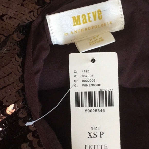 Anthropologie Kara sequined mini dress-XS Petite - Picture 5 of 7